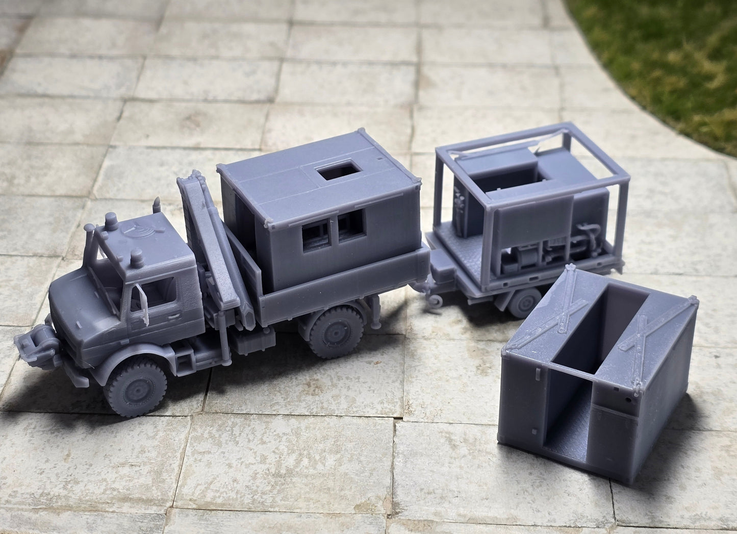 Unimog U5023 GW-L KatS Katastrophenschutz 1:87 H0 SET