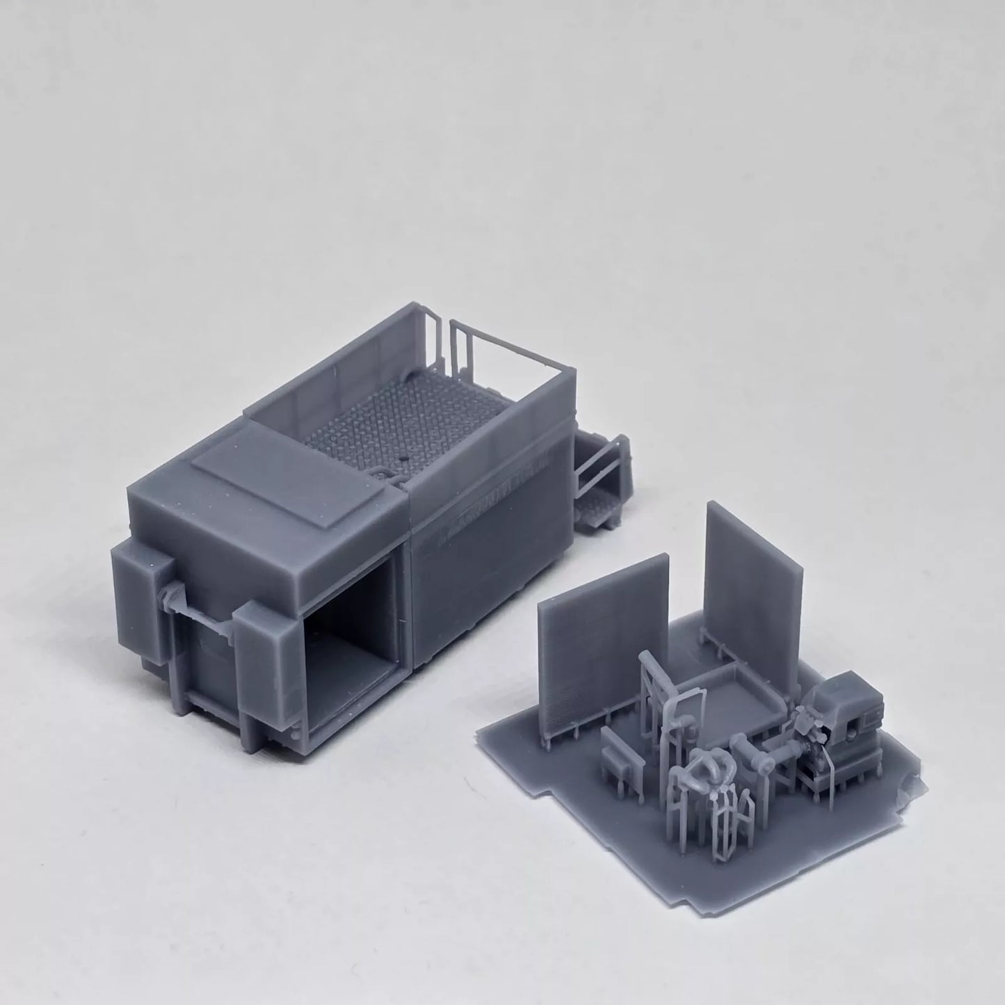 Sieglift Abrollbehälter Löschwasserversorgung Typ06 Bausatz H0 1:87