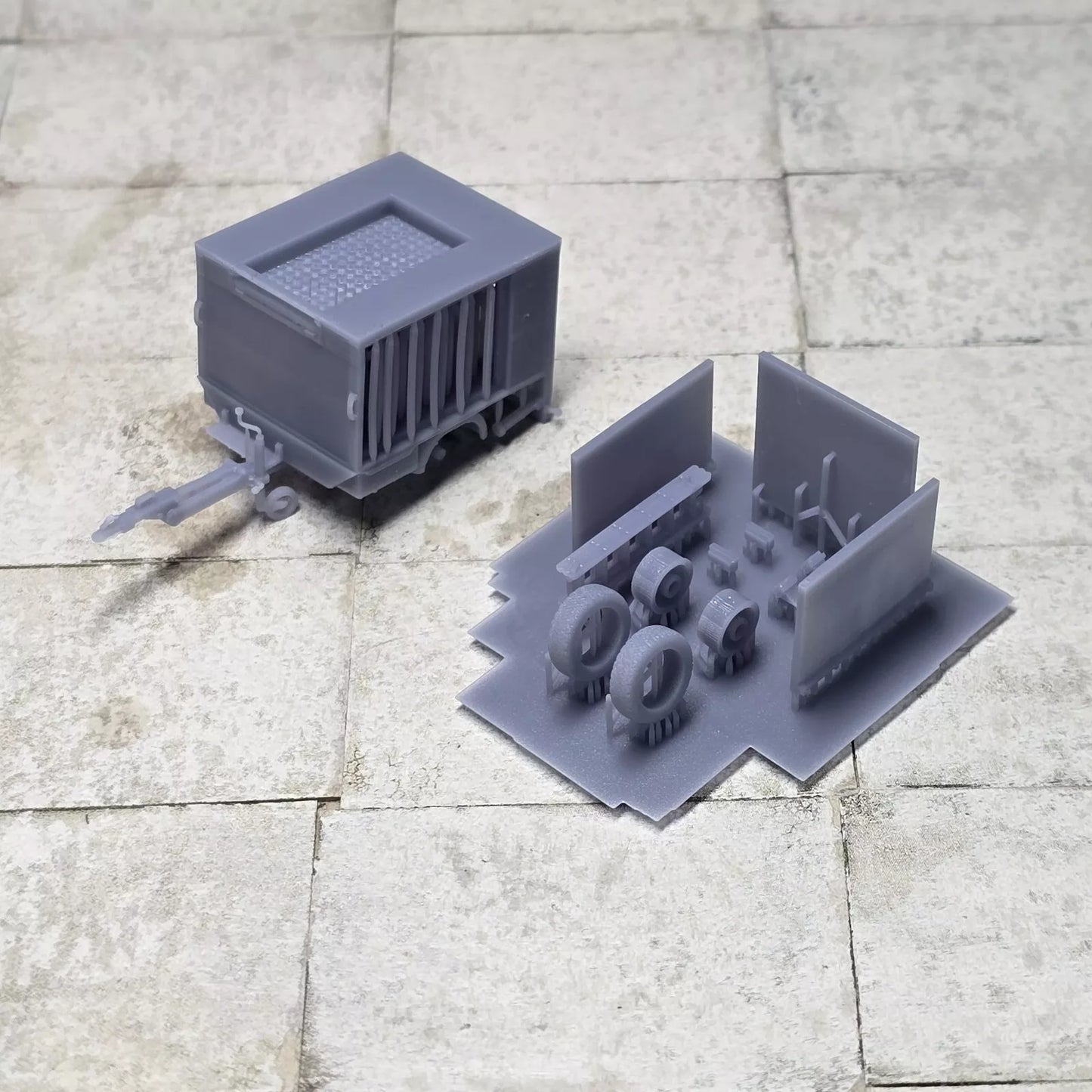 EINACHS-TRAGKRAFTSPRITZENANHÄNGER TSA Bausatz H0 1:87