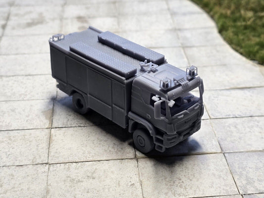 Schlingmann TLF4000 MAN Feuerwehr 1:87 H0 Inkl. Verglasung