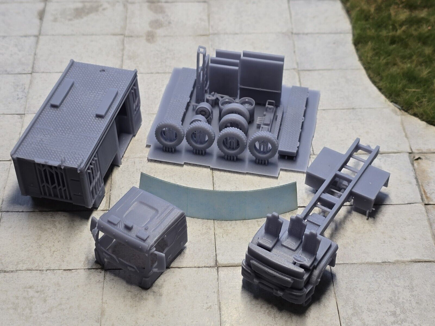 Schlingmann TLF4000 MAN Feuerwehr 1:87 H0 Inkl. Verglasung