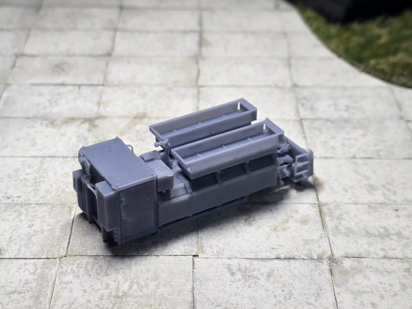 Sieglift Abrollbehälter Löschwasserversorgung Typ28 Bausatz H0 1:87