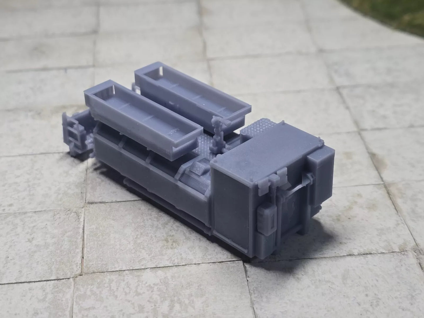 Sieglift Abrollbehälter Löschwasserversorgung Typ28 Bausatz H0 1:87