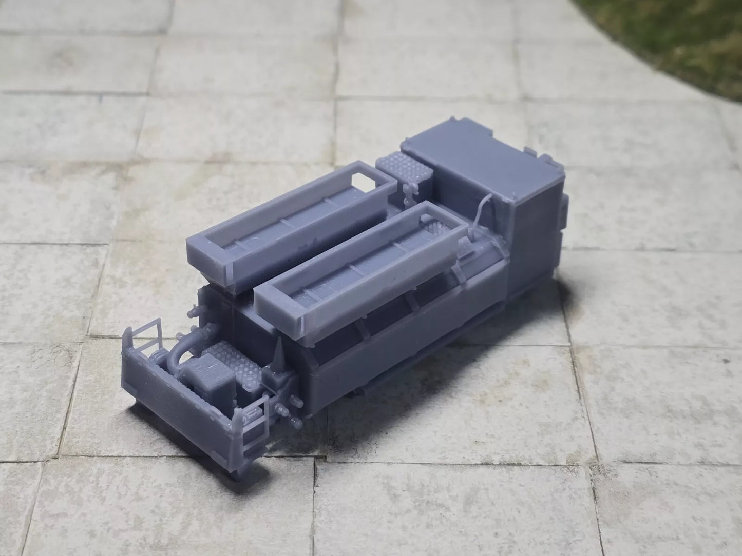 Sieglift Abrollbehälter Löschwasserversorgung Typ28 Bausatz H0 1:87