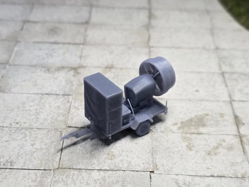 Feuerwehranhänger-Mobiler Groß Ventilator (FwAh-MGV) H0 1:87