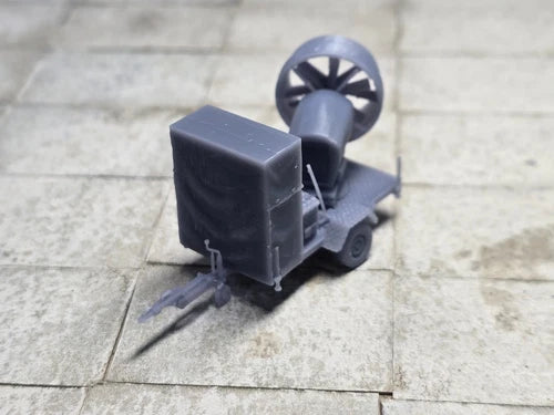 Feuerwehranhänger-Mobiler Groß Ventilator (FwAh-MGV) H0 1:87