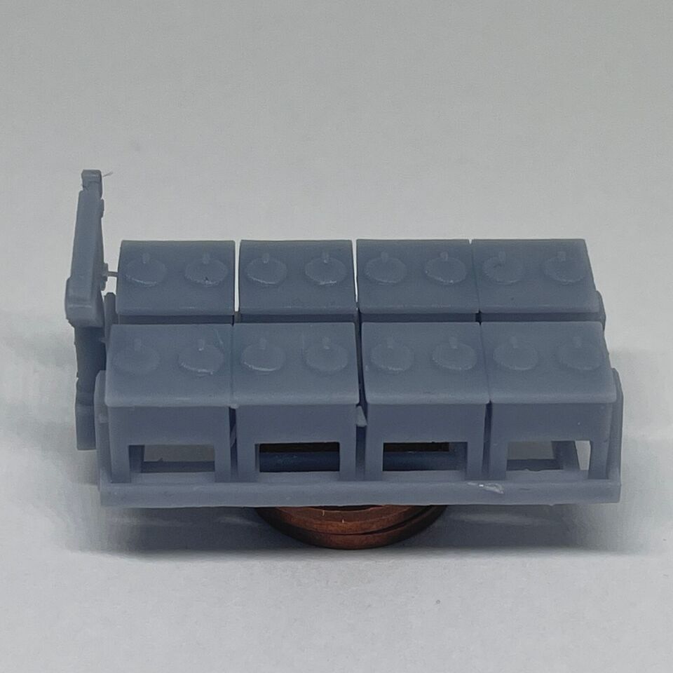 W50 Müllcontainer Typ1 Aufbau Spur TT 1:120