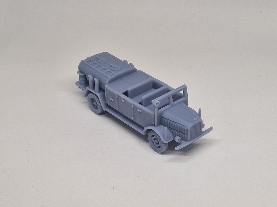 Mercedes Benz L4500F Cabrio Offen Feuerwehr Spur H0 1:87