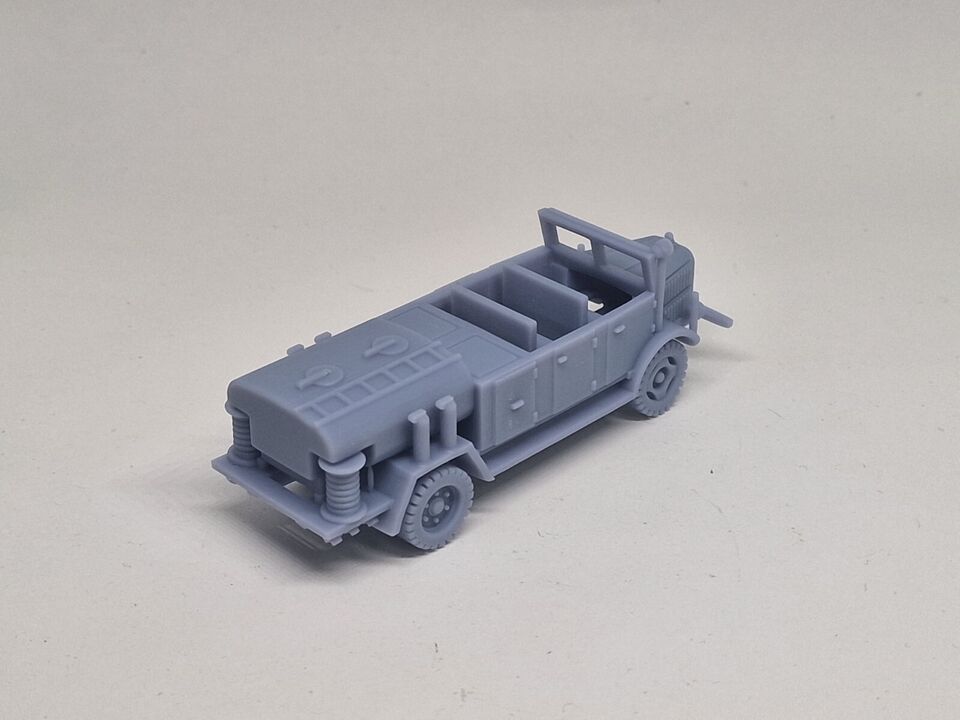 Mercedes Benz L4500F Cabrio Offen Feuerwehr Spur H0 1:87