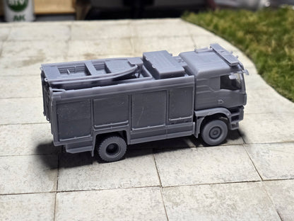 Magirus Rüstwagen mit Aluboot H0 1:87