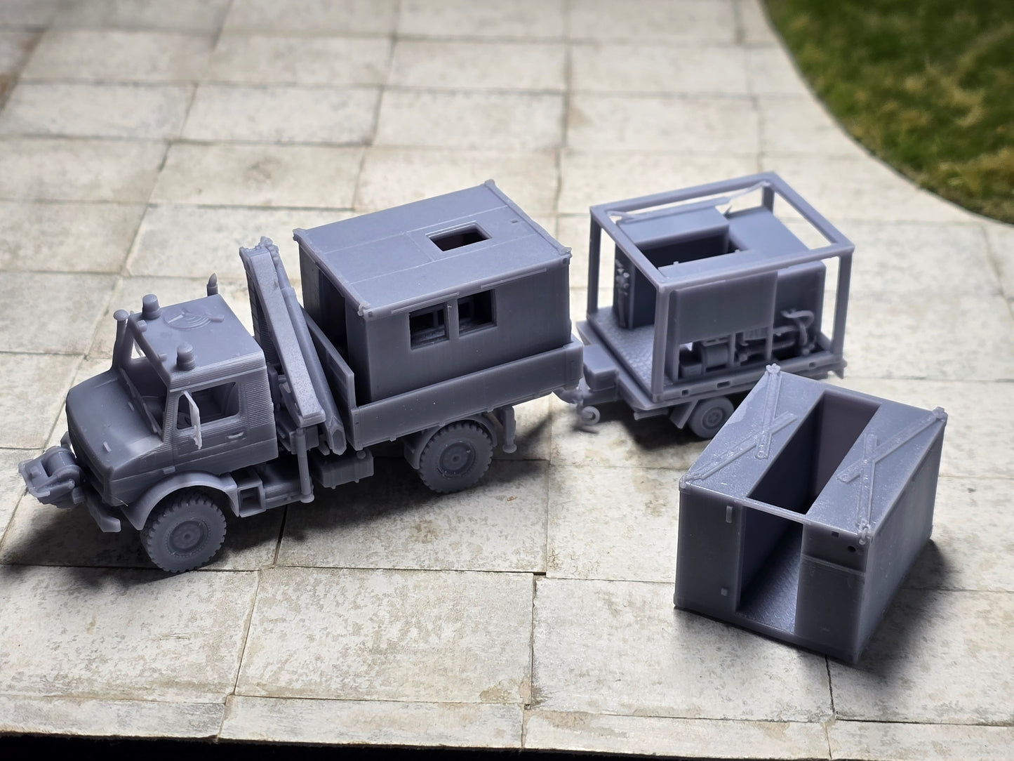 Unimog U5023 GW-L KatS Katastrophenschutz 1:87 H0 SET