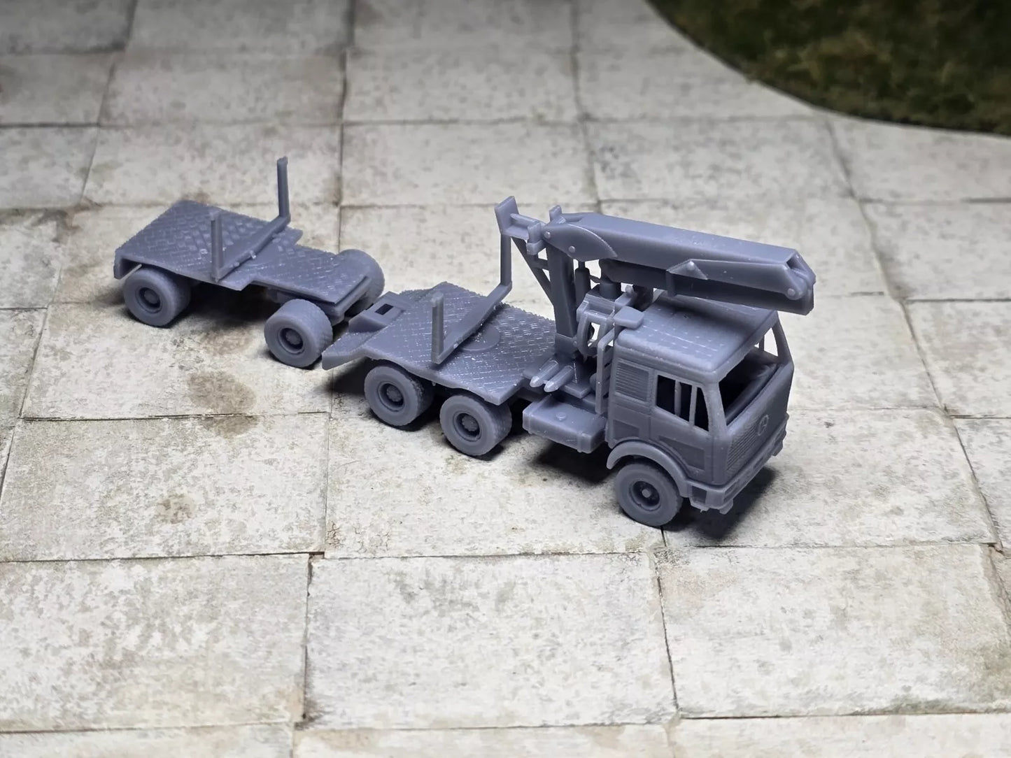 Mercedes Benz Langholztransporter Spur N 1:160 Bausatz